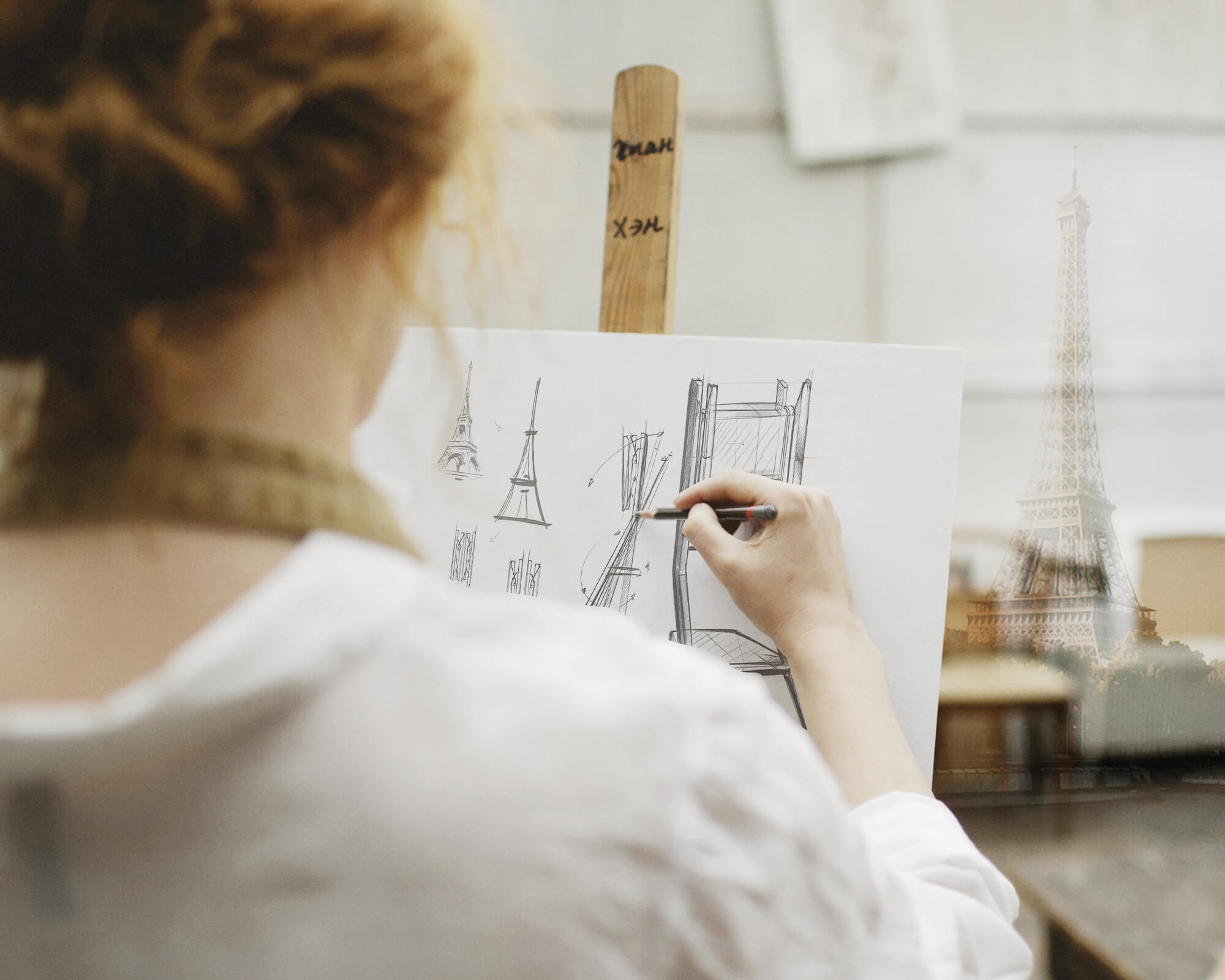 Eiffel FT65 TV-standaard met wielen