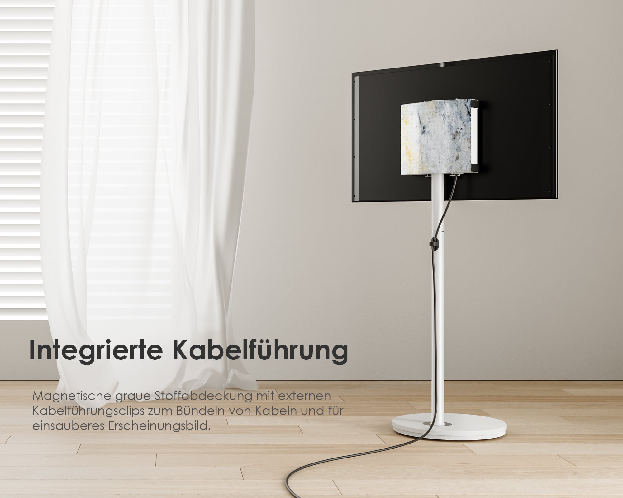 Master V2 FT48 Soporte para TV con Ruedas