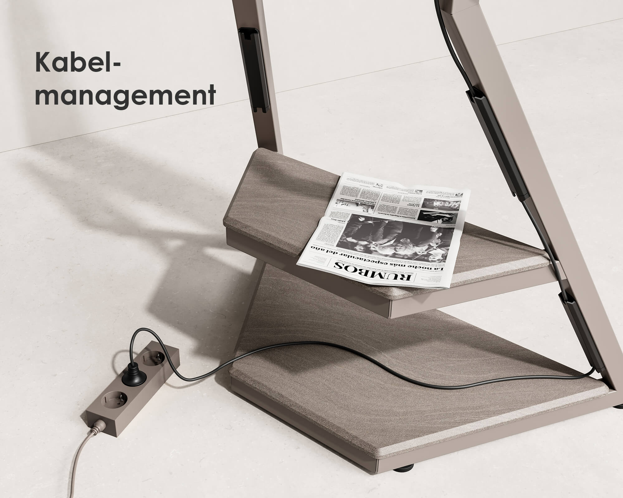 Eiffel Soporte para TV con iluminación ambiental