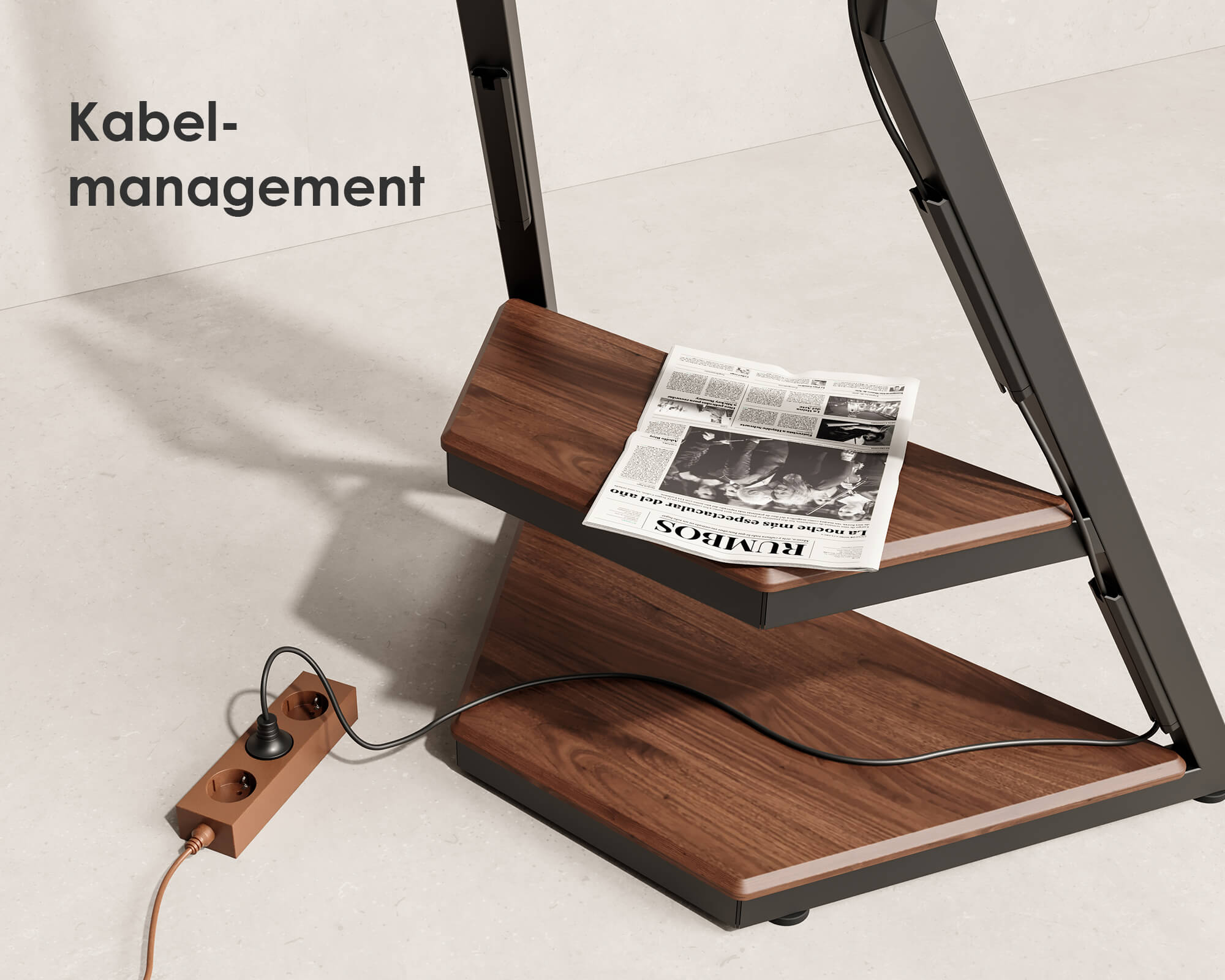 Eiffel Soporte para TV con iluminación ambiental