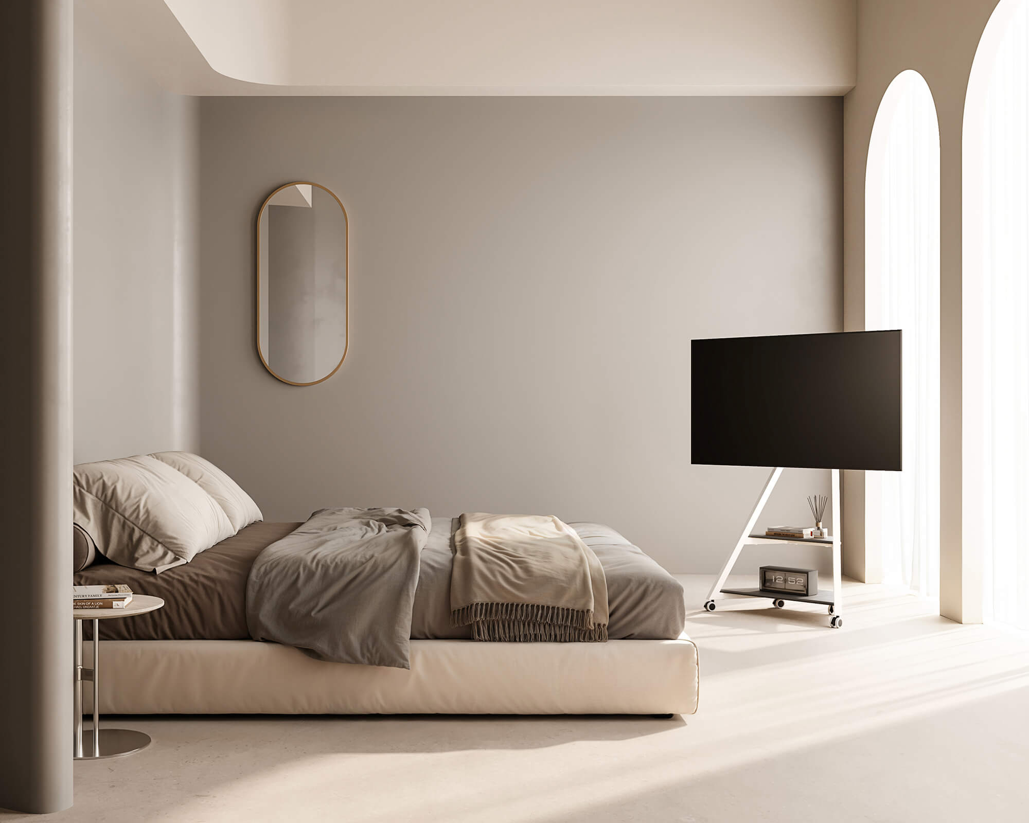 Eiffel FT65 TV-standaard met wielen