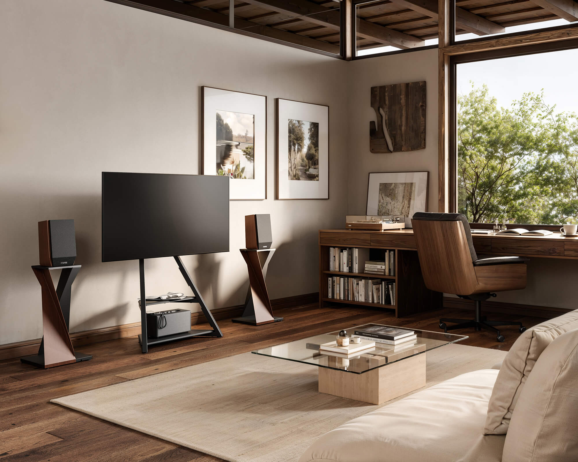 Eiffel FT65 TV-Ständer mit Rollen