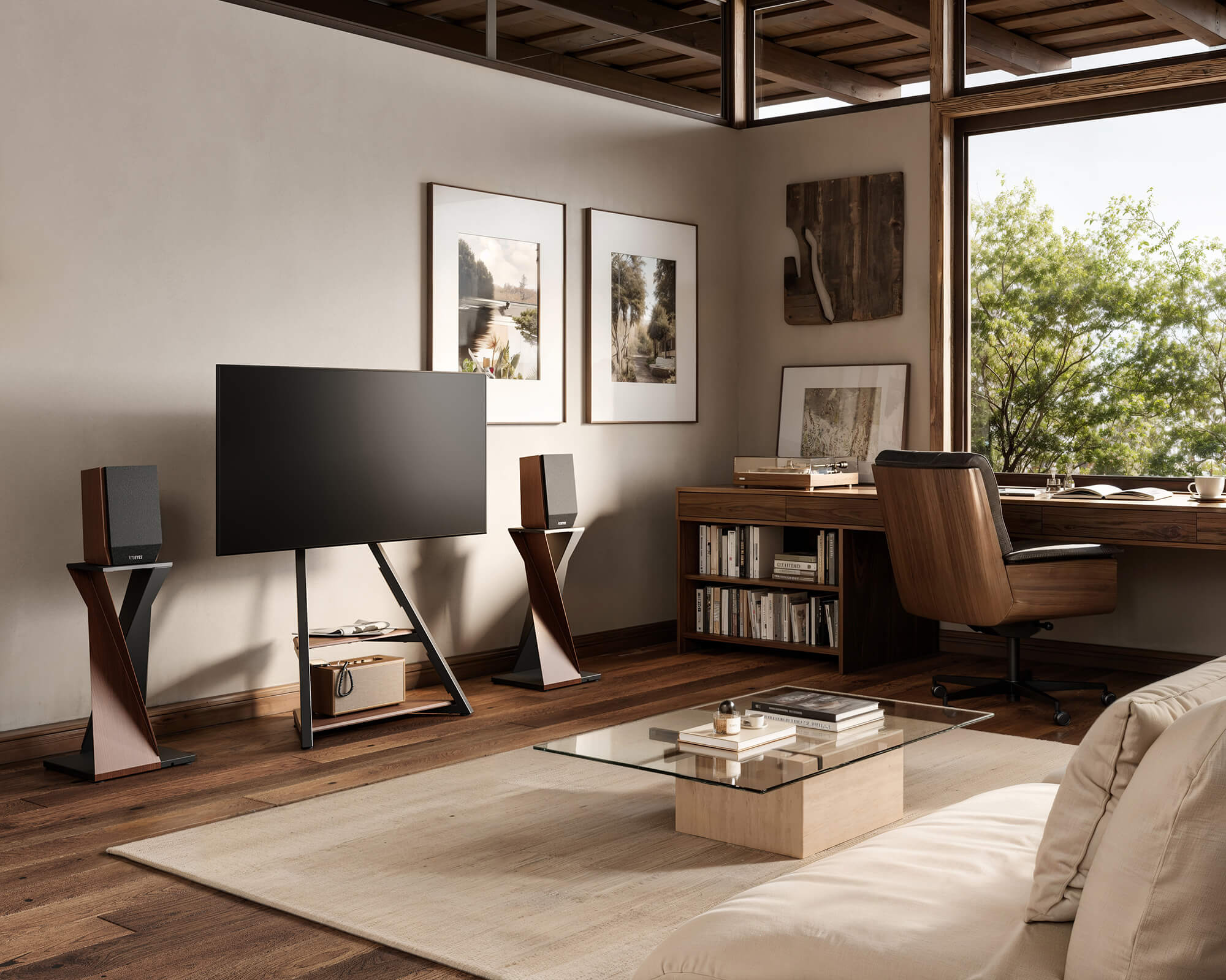 Eiffel FT65 TV-Ständer mit Rollen
