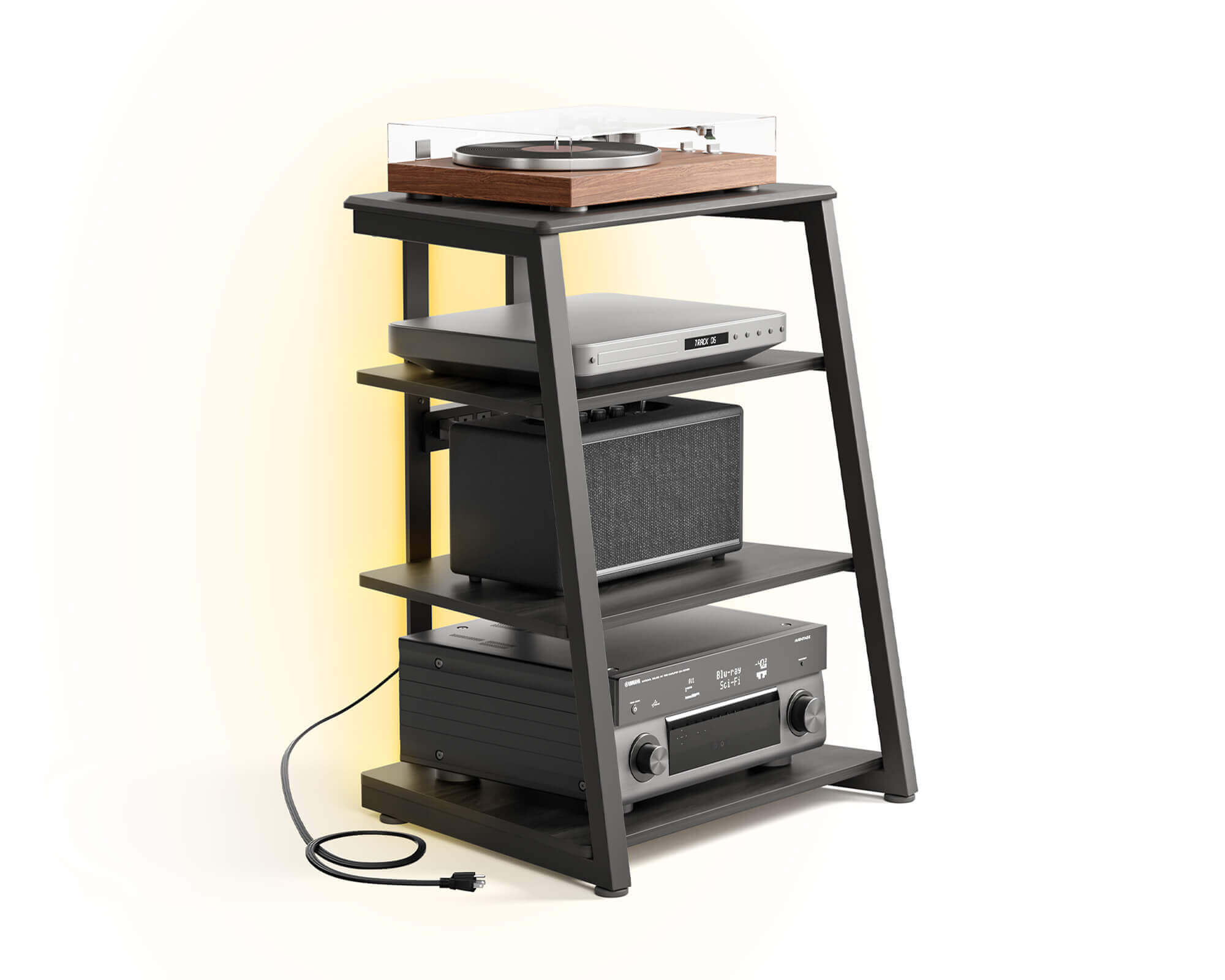 Eiffel V2 AS06 LED HIFI Rack with Socket