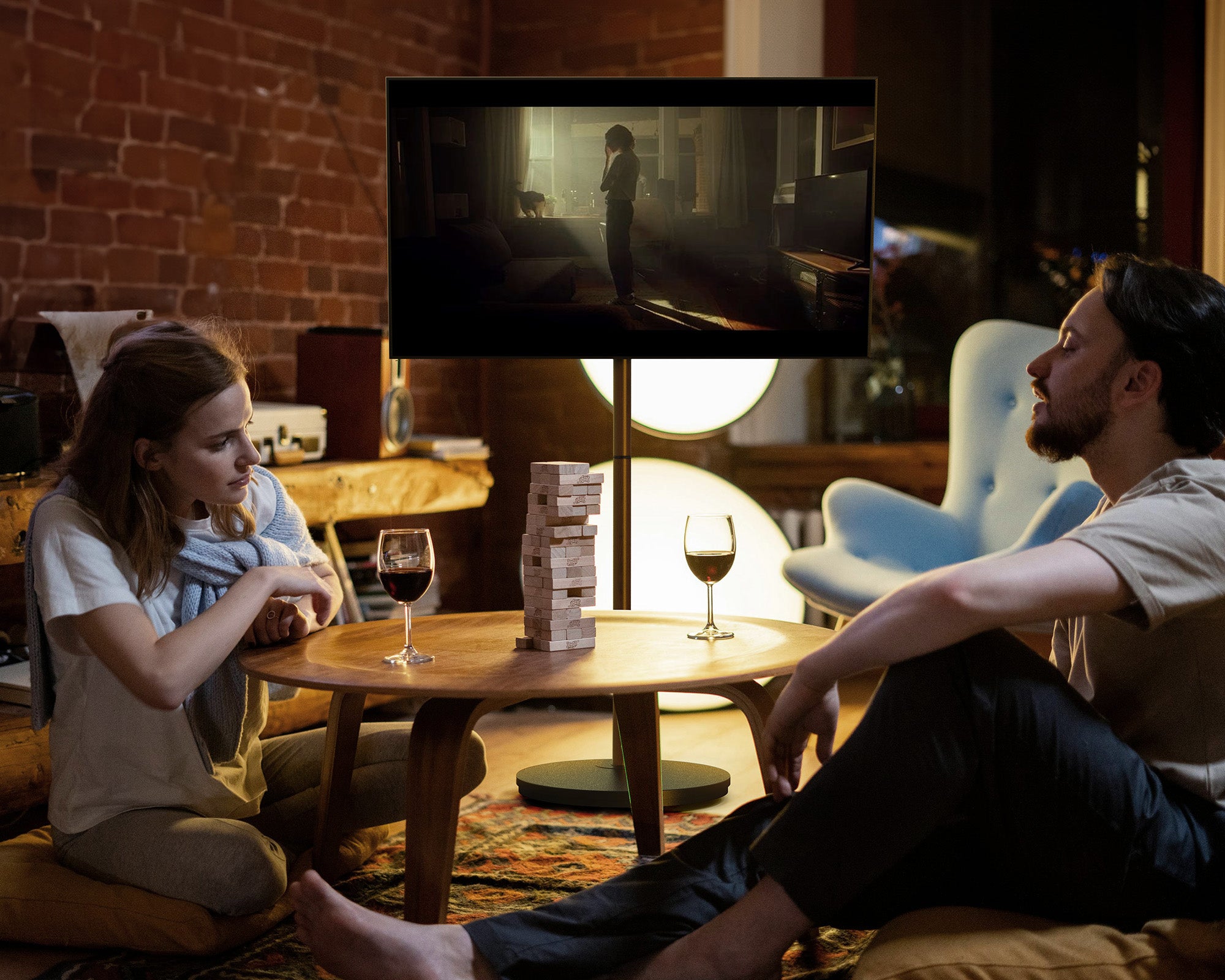 Master V2 Pro FT48 Soporte para TV con Ruedas