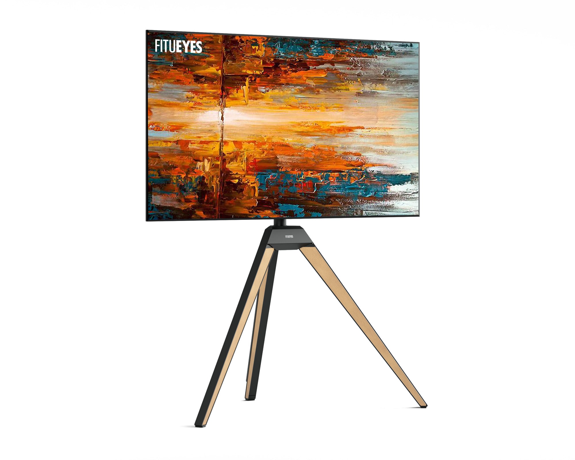 Triangle Easel Type Naturfarbener TV-Ständer