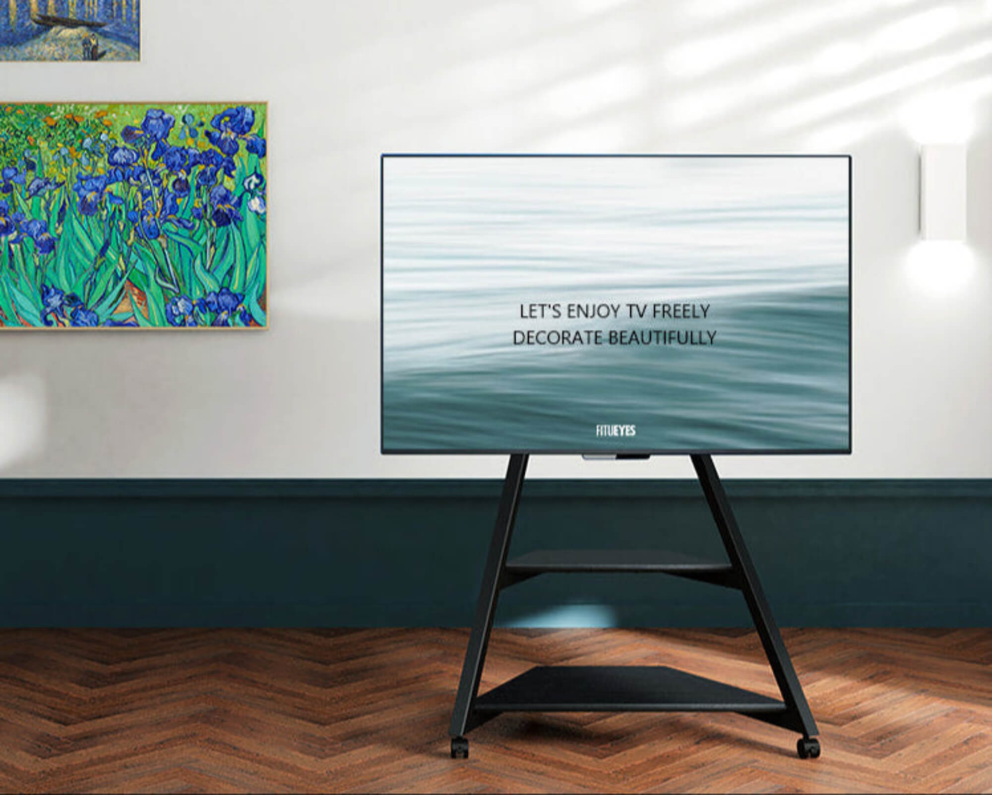 Eiffel TV Stand with Wheels