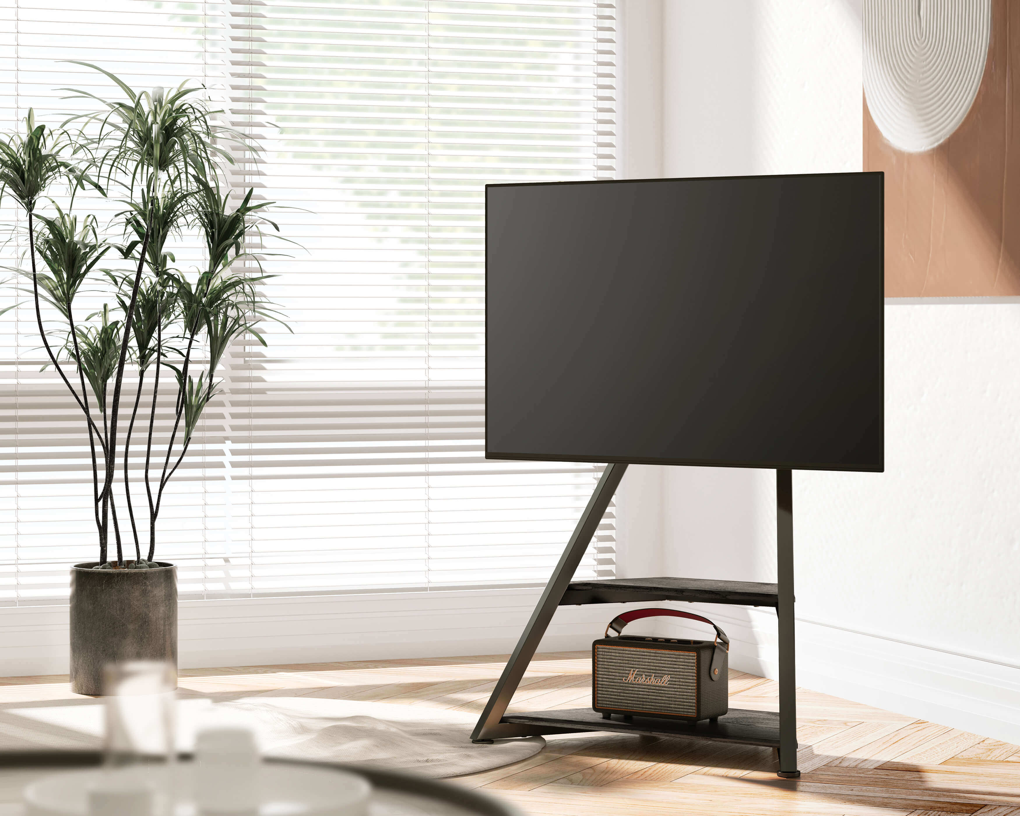 Eiffel TV Stand with Wheels