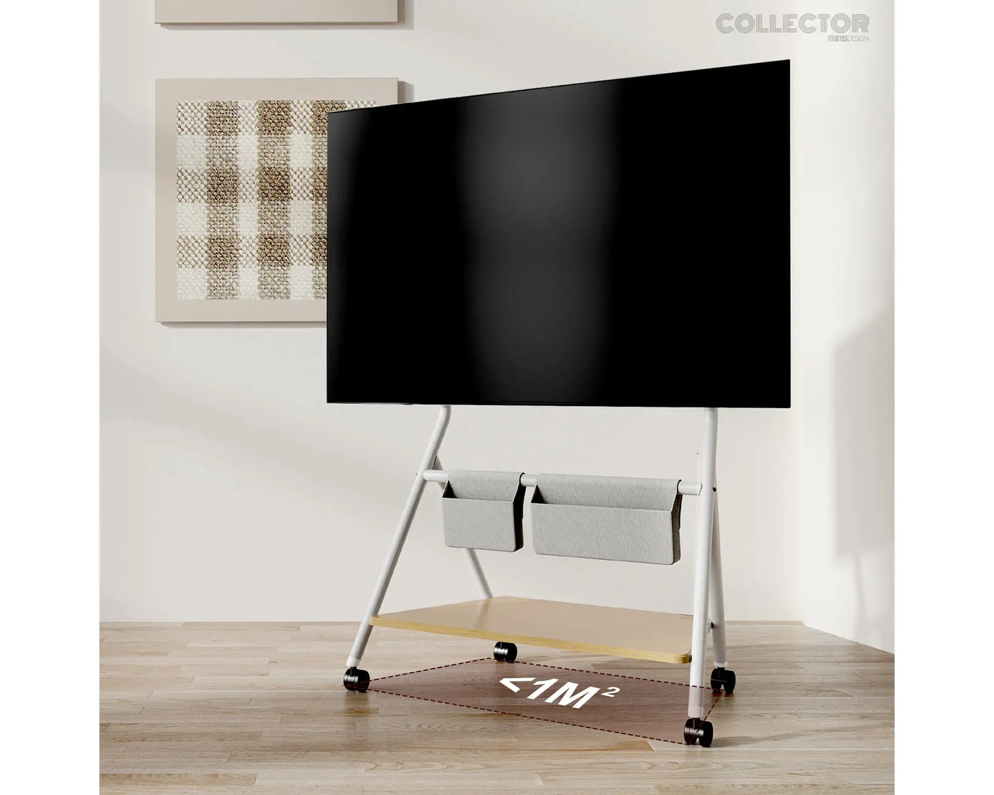 Collector TC78 Floor TV Stand with Wheels