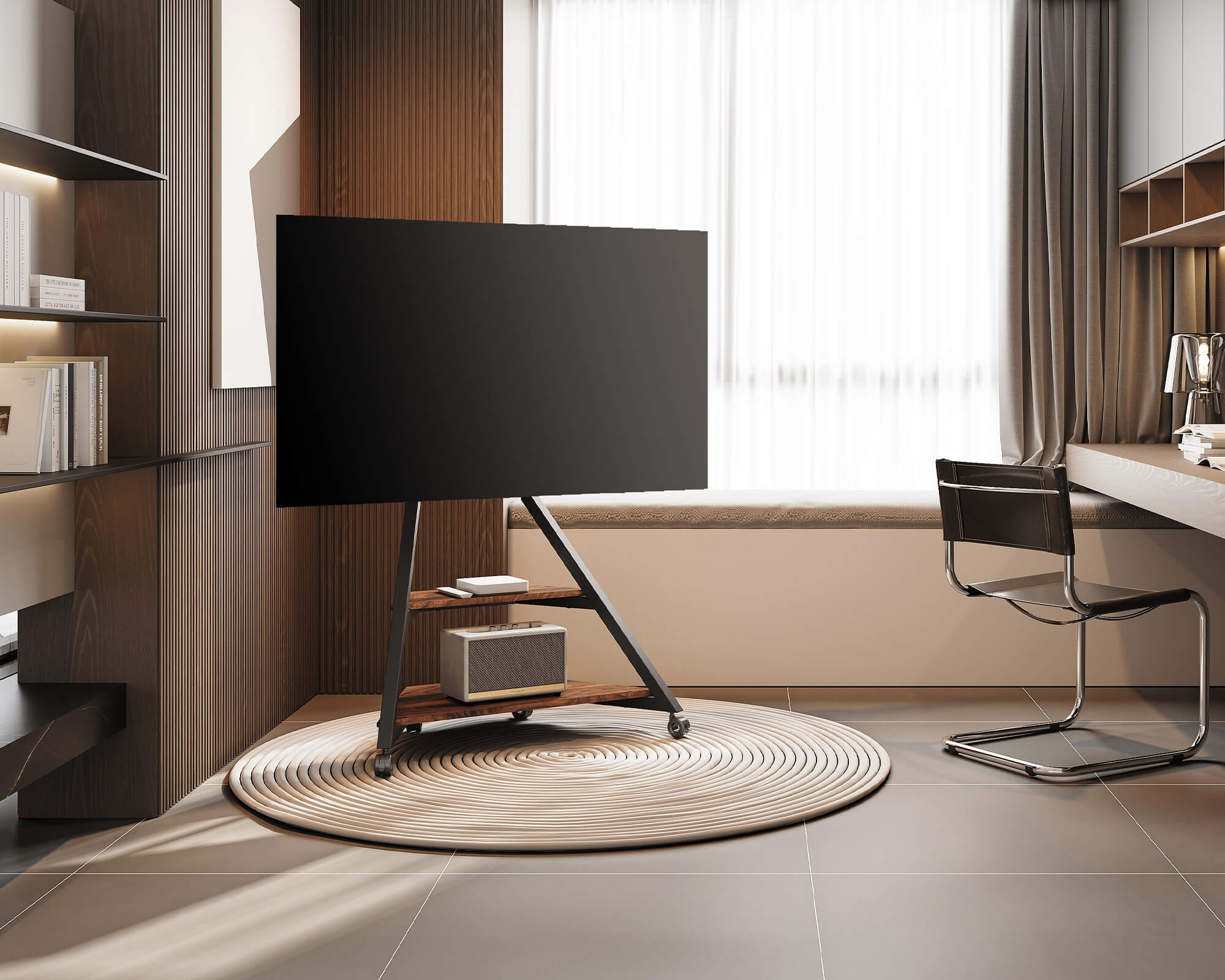 Eiffel V2 FT88 Soporte para TV con Ruedas