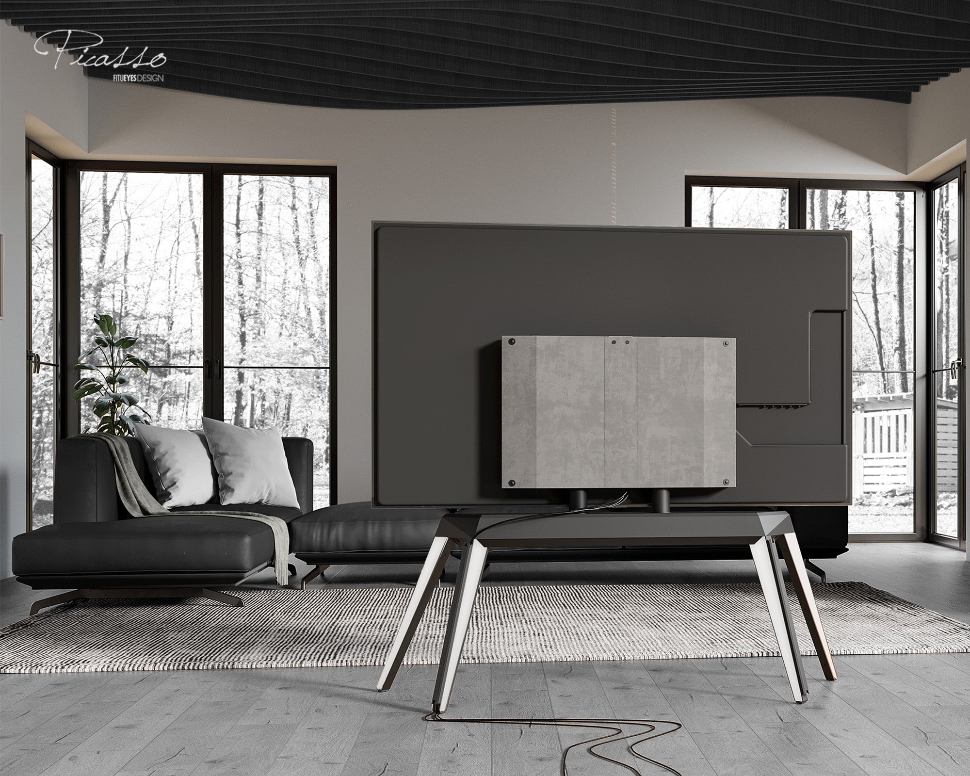 Picasso FT88 Floor TV Stand