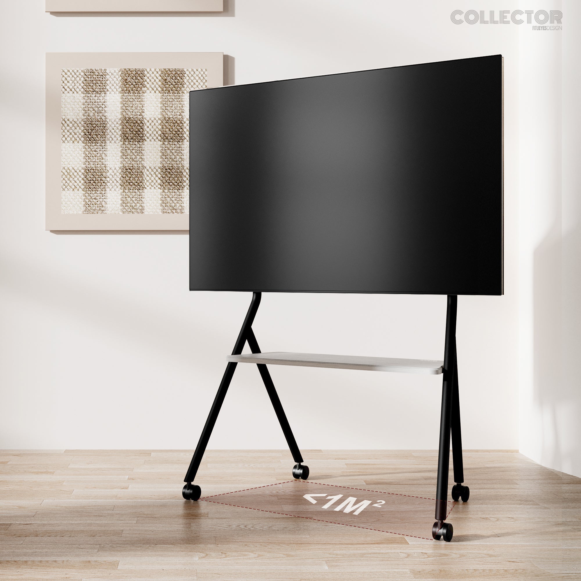 Collector TC78 Floor TV Stand with Wheels