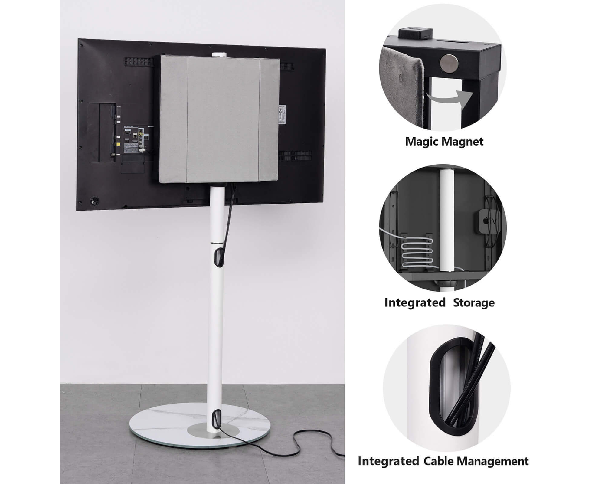 tv ständer mit Kabelmanagement