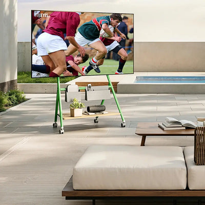 Outdoor TV Stand mit Rollen
