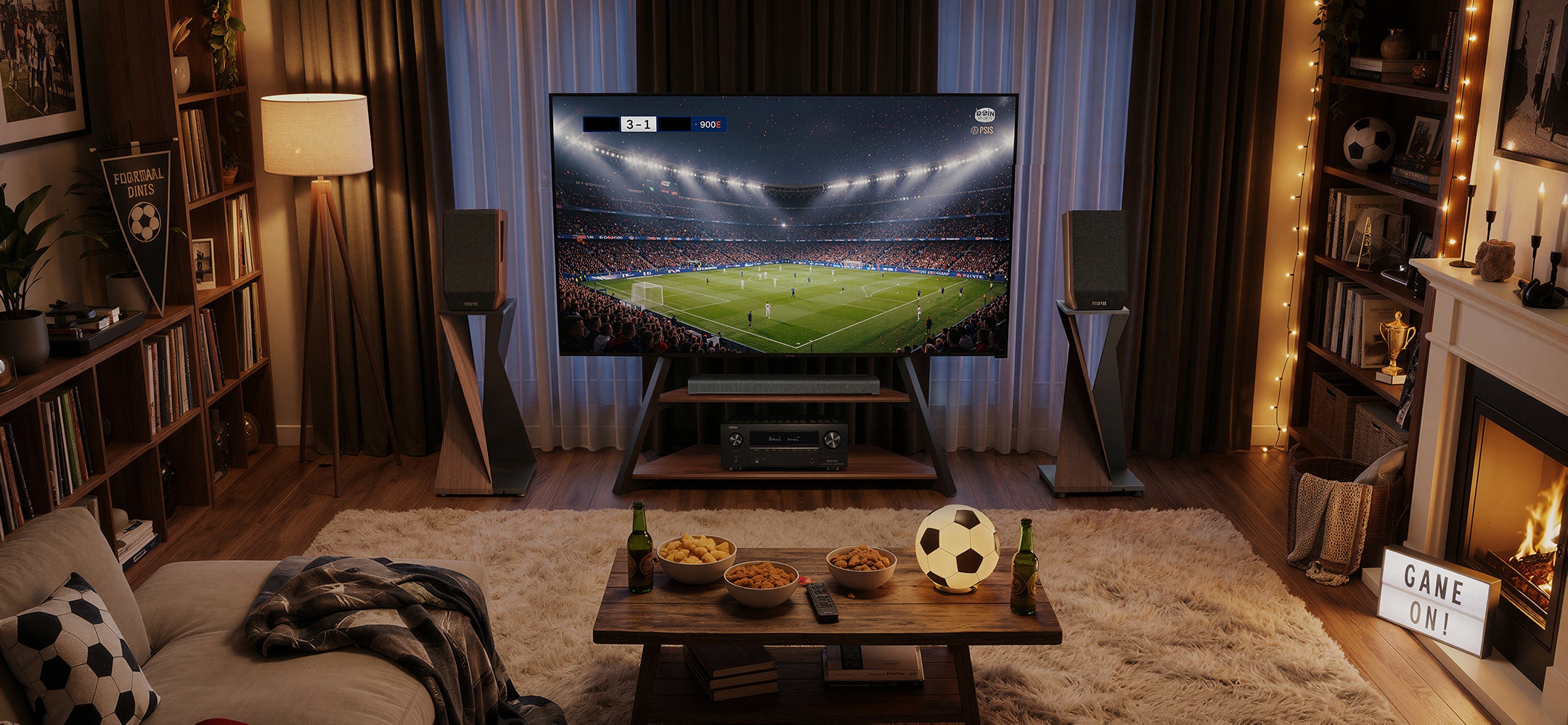 FITUEYES TV Stand FIFA Eiffel FT100