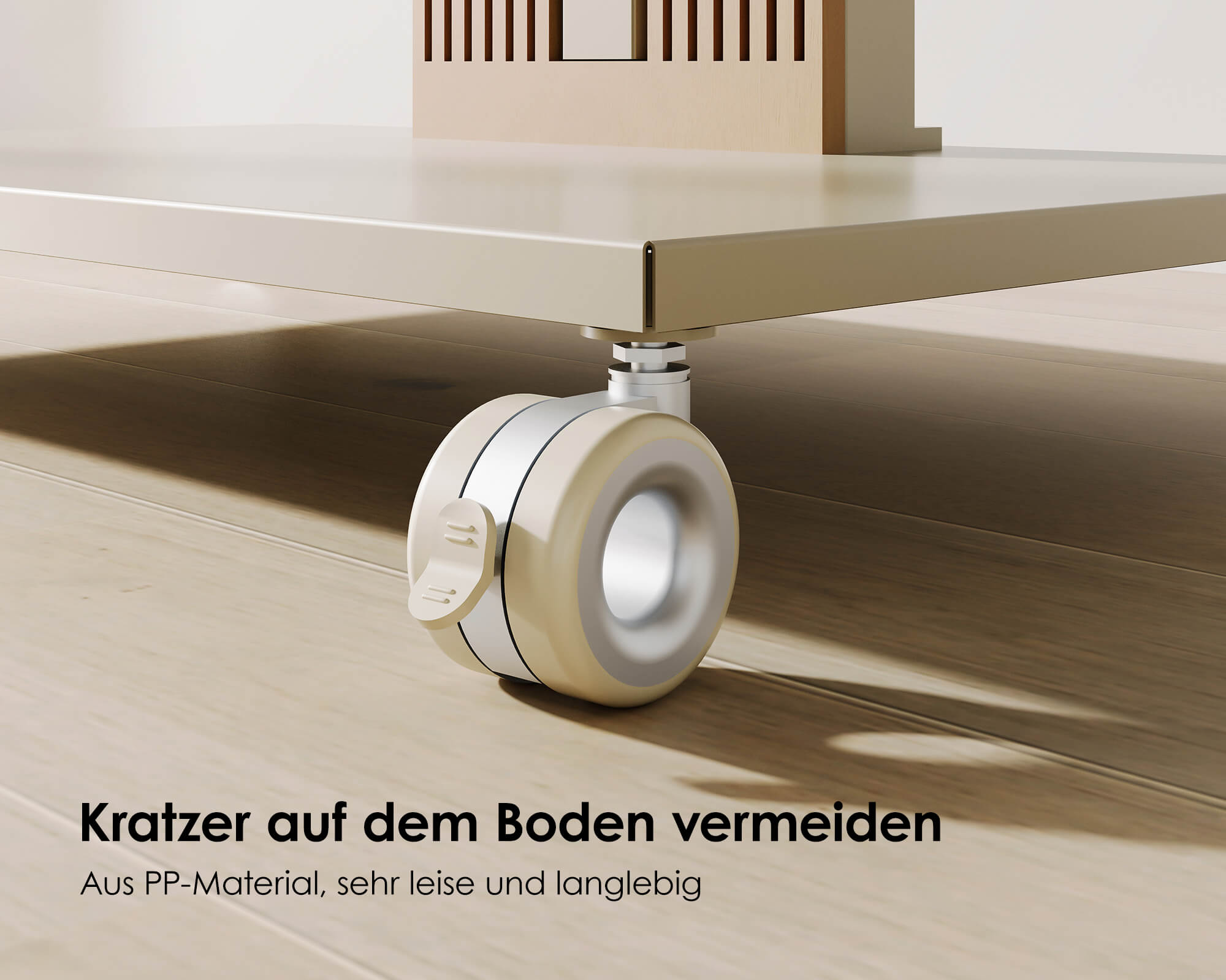 Floor Protective Casters with brake (4 pcs)