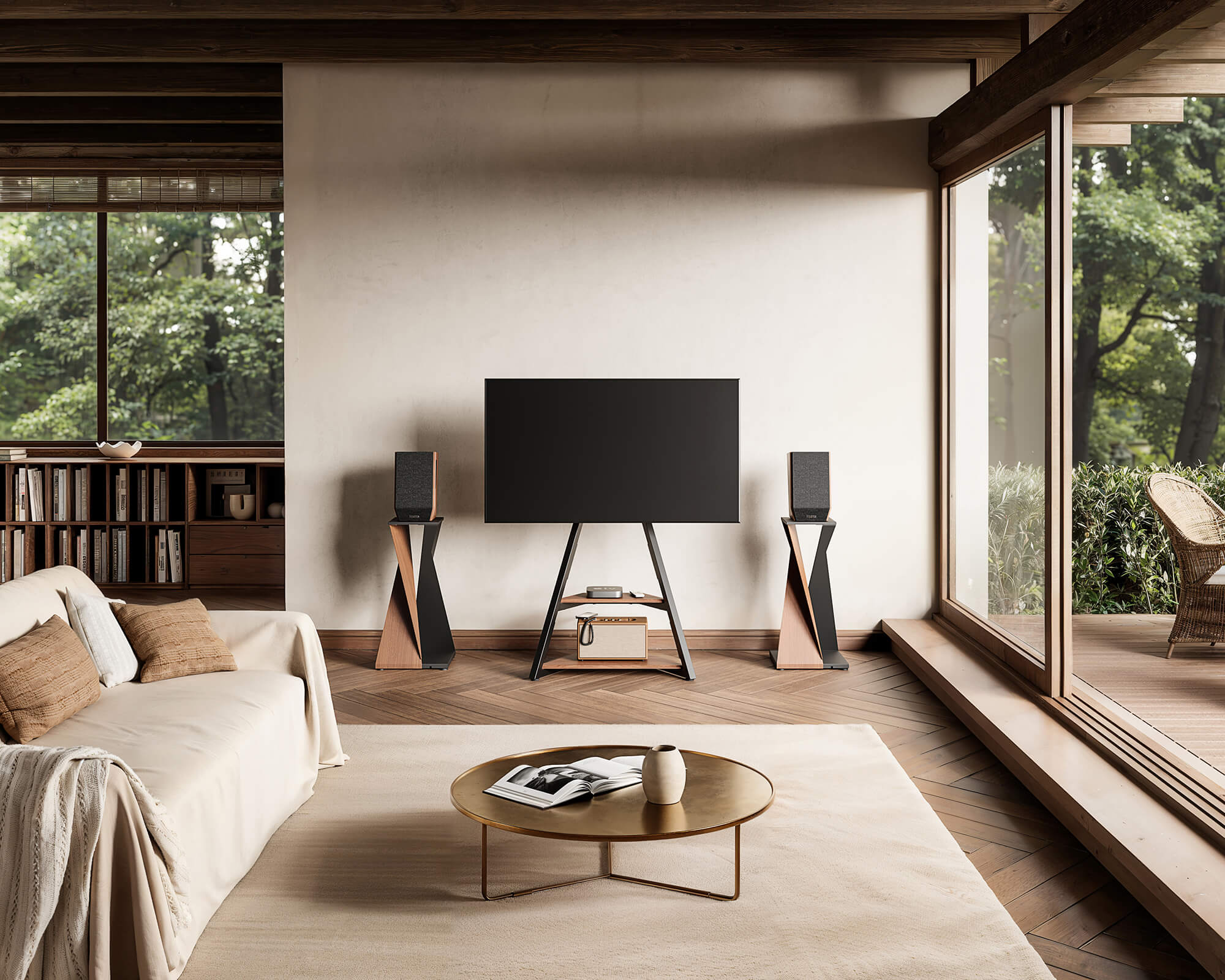 Eiffel FT65 TV-Ständer mit Rollen
