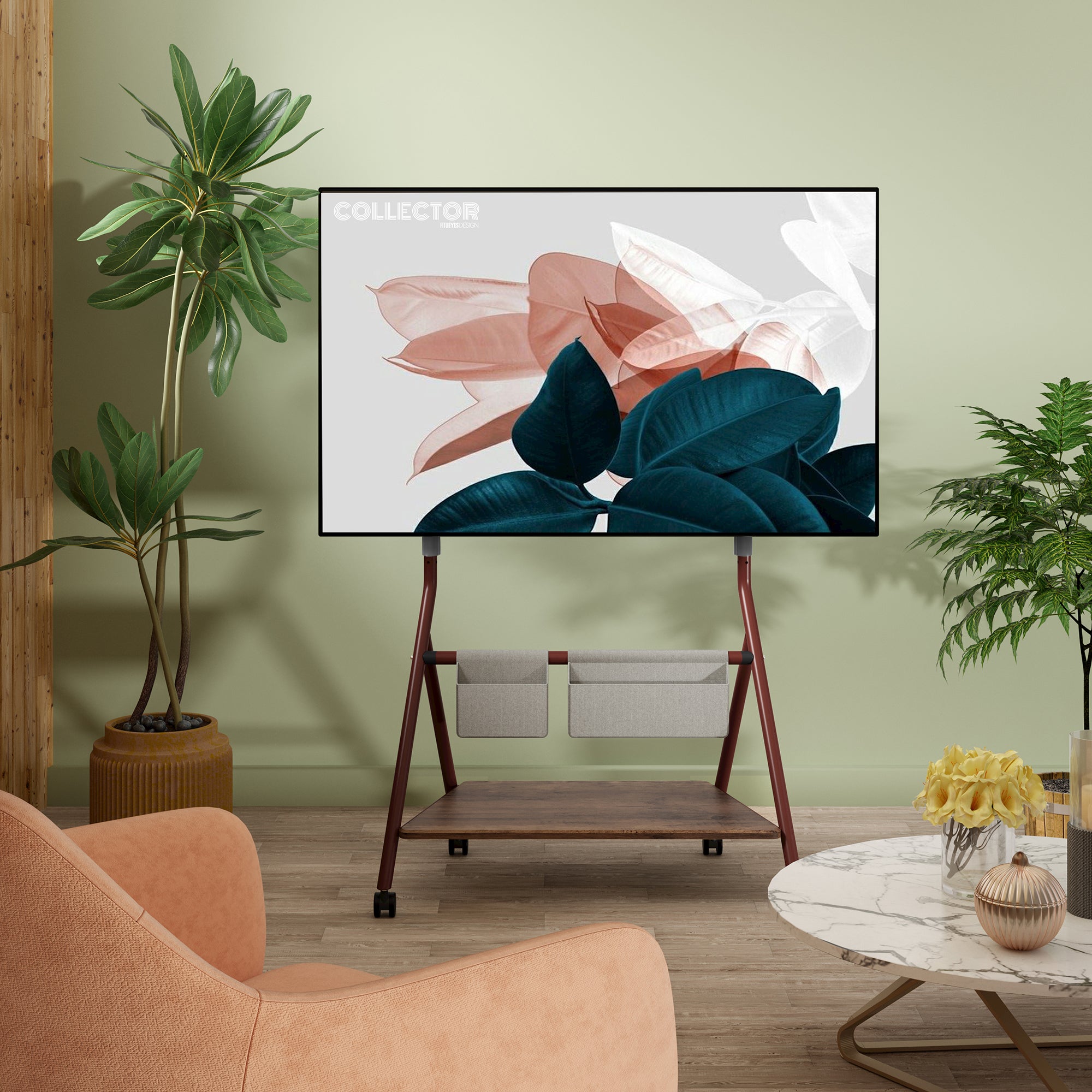 Collector TC78 TV-Ständer mit Rollen