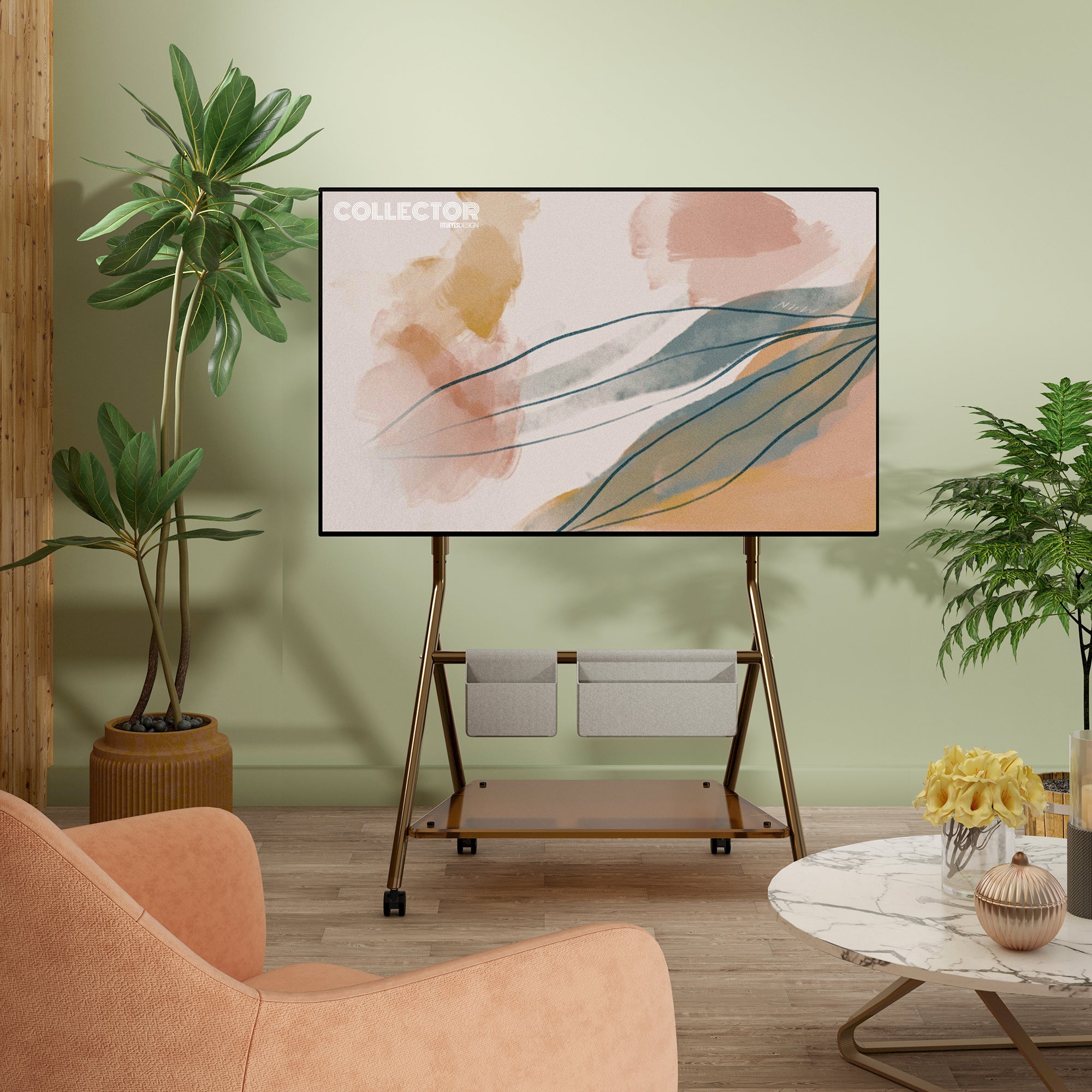 Collector TC78 TV-Ständer mit Rollen