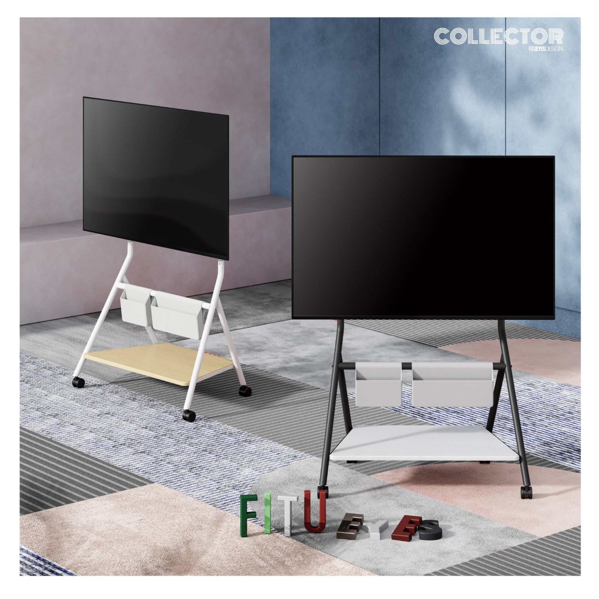 Collector TC78 TV-Ständer mit Rollen